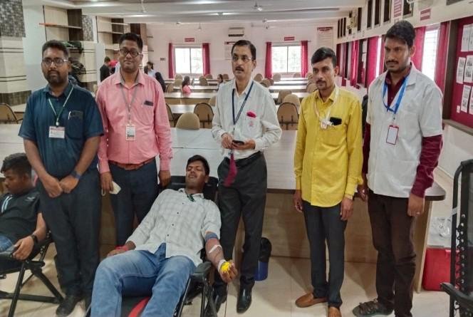 Blood Donation Camp on dated 13/05/2022.