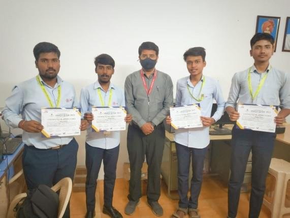 Second Year secured Second Rank in project competition