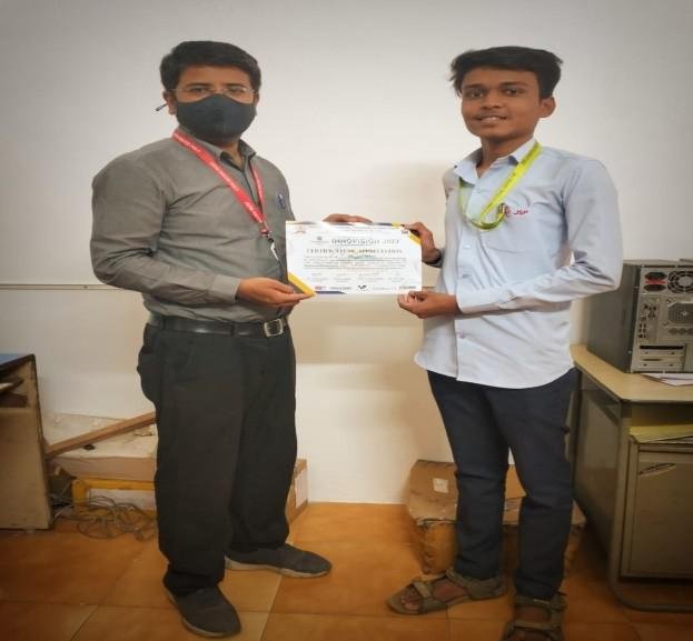 Second Year secured Second Rank in project competition