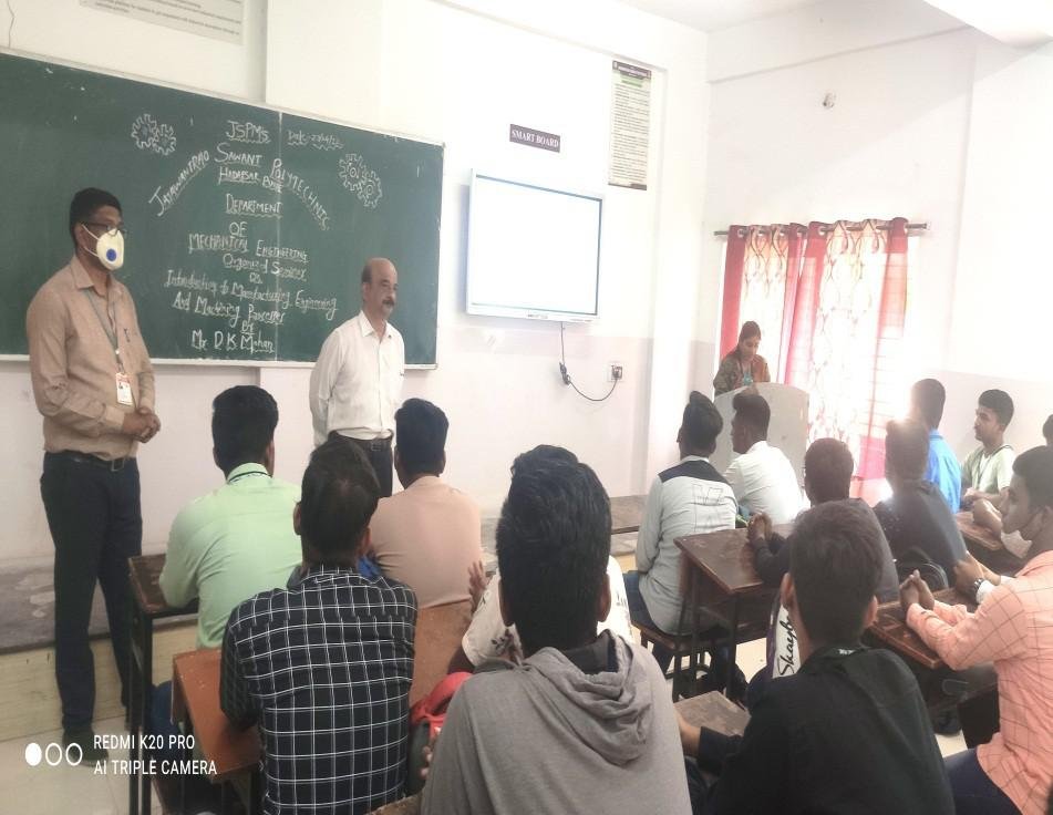 Guest lecture on “Introduction To Manufacturing Engineering And Machining Processes.”