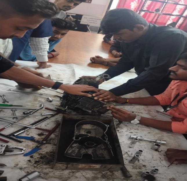 Two Days Workshop on “Disassemble and Assemble of Bike Engine"