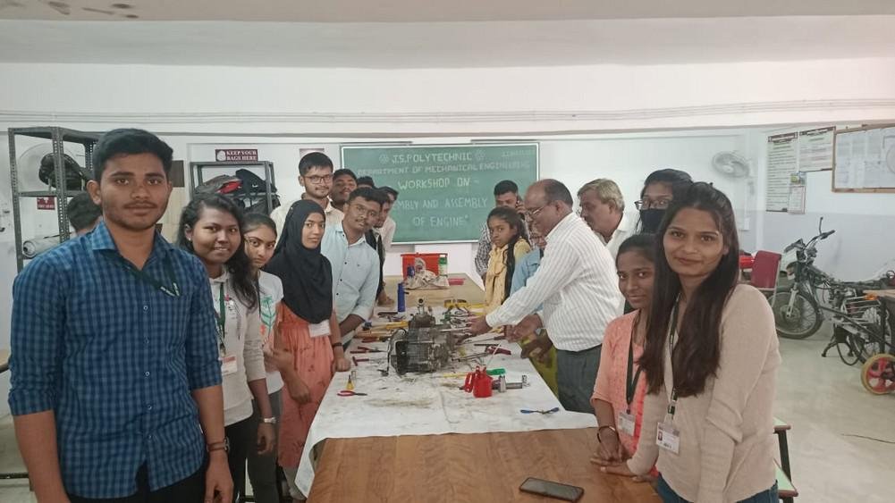 Two Days Workshop on “Disassemble and Assemble of Bike Engine"