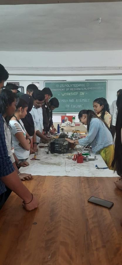 Two Days Workshop on “Disassemble and Assemble of Bike Engine"