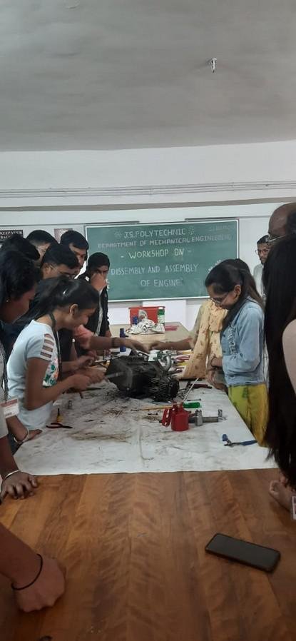 Two Days Workshop on “Disassemble and Assemble of Bike Engine"