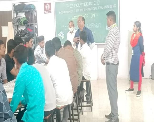 Two Days Workshop on “Disassemble and Assemble of Bike Engine"