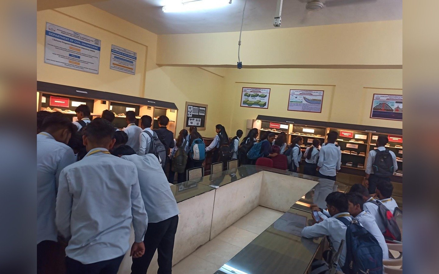 Visit at   “Geology Lab TSSM’s Bhivrabai Sawant College, Narhe”