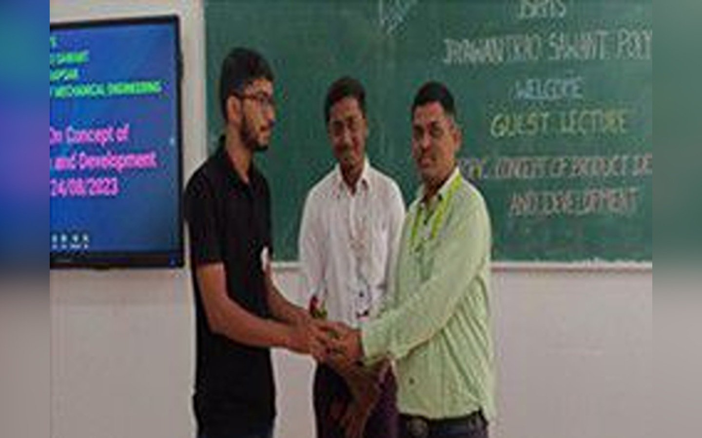 Guest Lecture By Mr.Shubham Paramshetti and Pradip Gaikwad on Product Design and Development