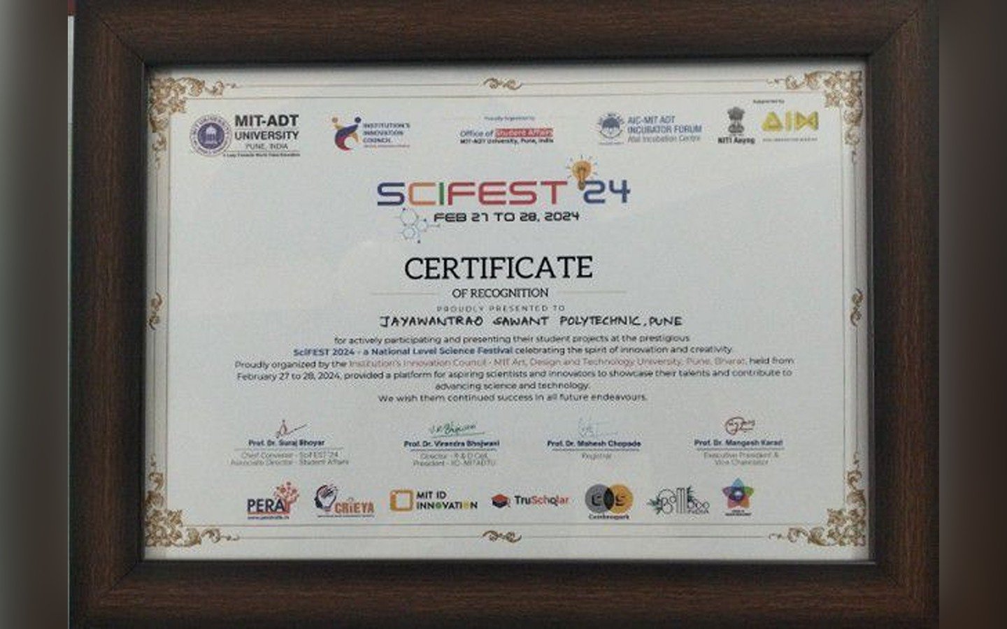 Project and start up Competition 2024