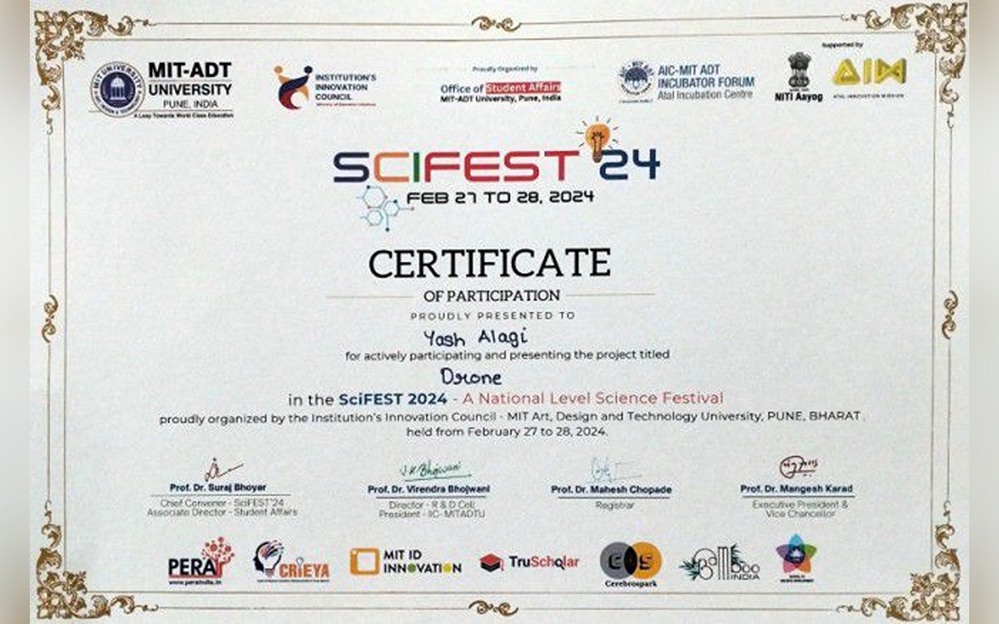 Project and start up Competition 2024