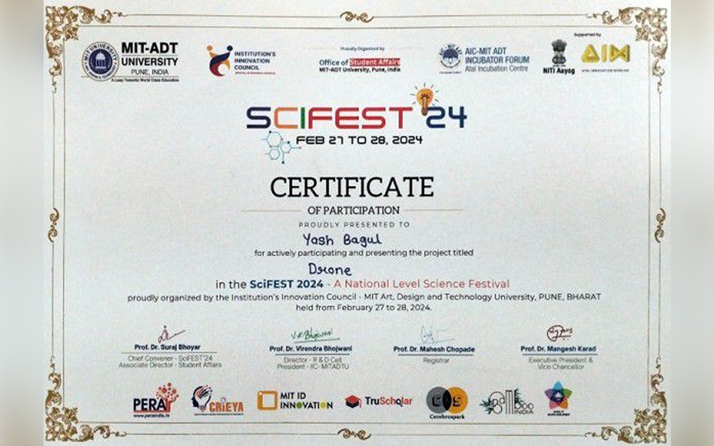 Project and start up Competition 2024