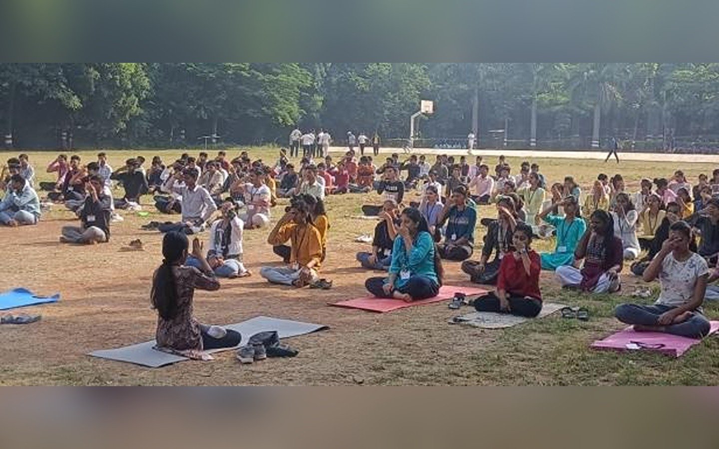 Yoga day celebration by E&TC department