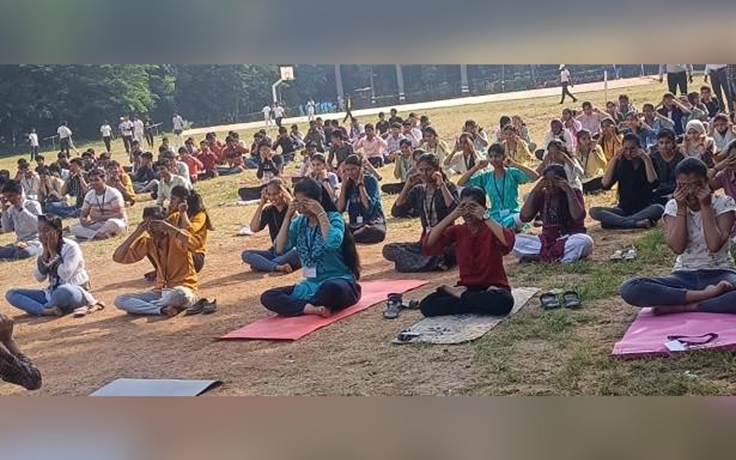 Yoga day celebration by E&TC department