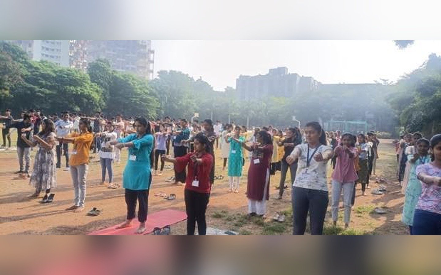 Yoga day celebration by E&TC department