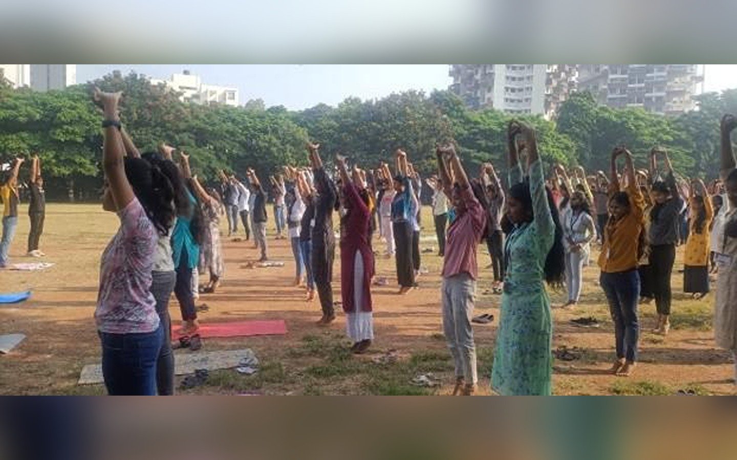 Yoga day celebration by E&TC department