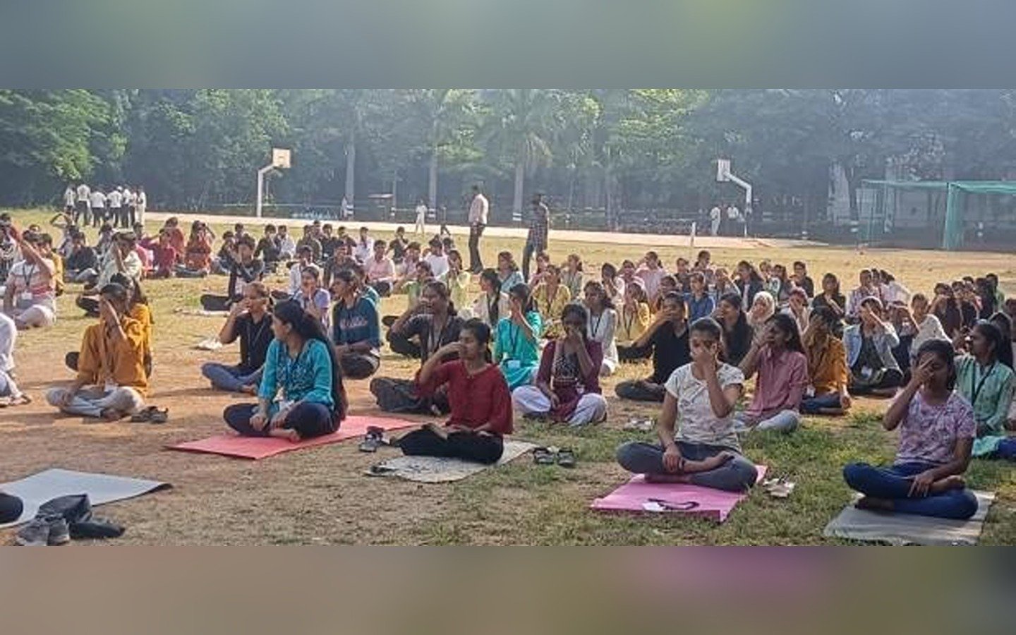 Yoga day celebration by E&TC department