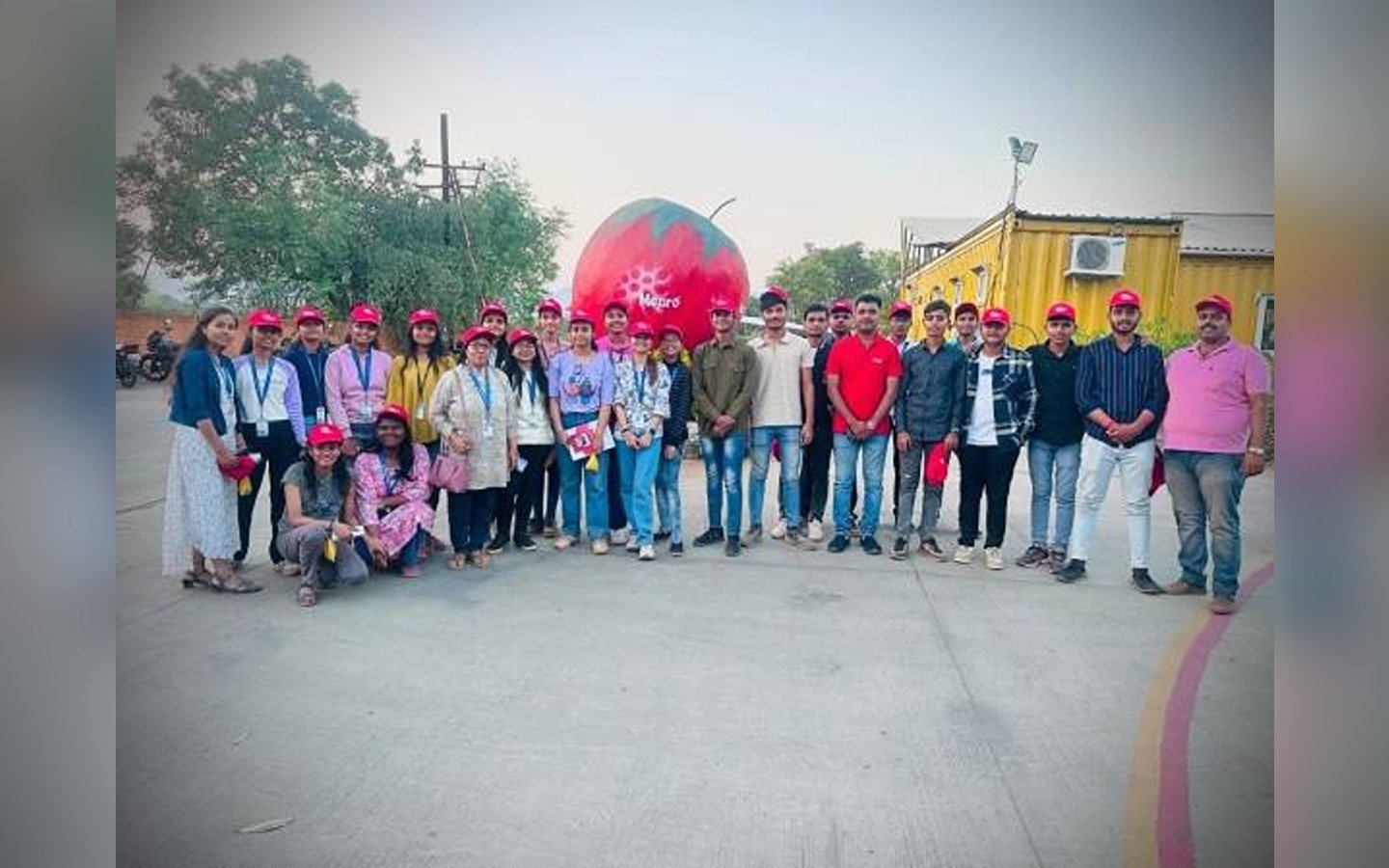 Second year student Industrial visit at Mapro Food Park, Wai on 09th March 2024