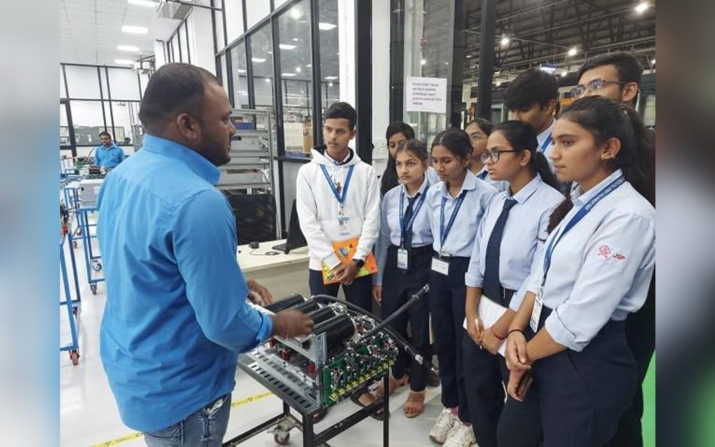 Second year student Industrial visit at Fuji electric India Pvt Ltd on 11th August 2023