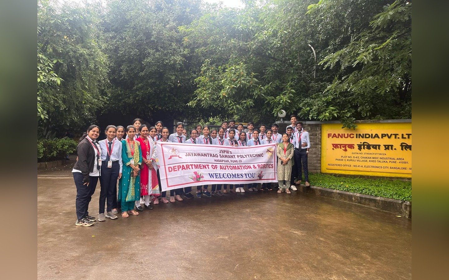 INDUSTRIAL VISIT - Fanuc India Pvt Ltd