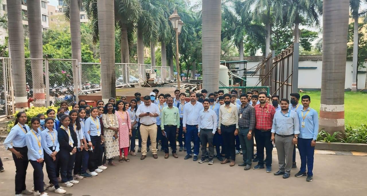 Industrial Visit at Sewage Treatment Plant at JSPM Wagholi campus, Wagholi, Pune