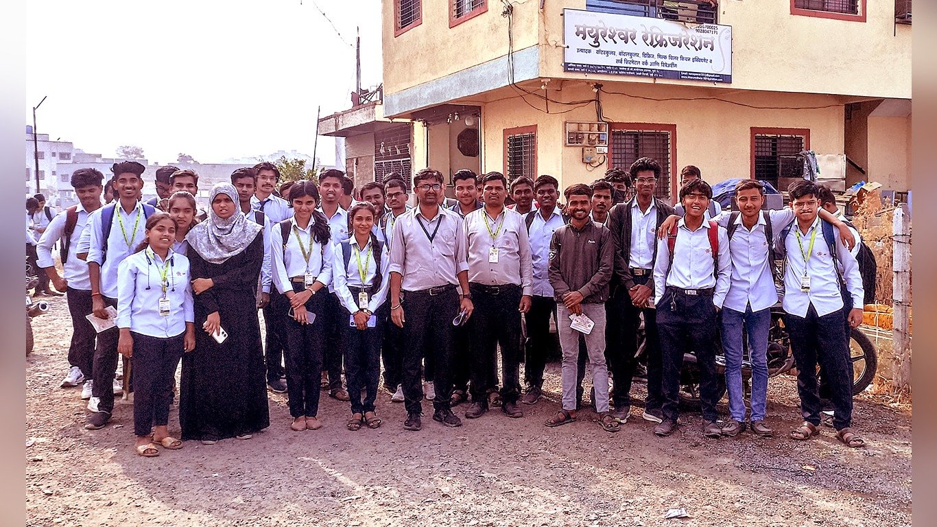 Industrial Visit at Mayureshwar Refrigerations, Uruli-Devachi. Pune