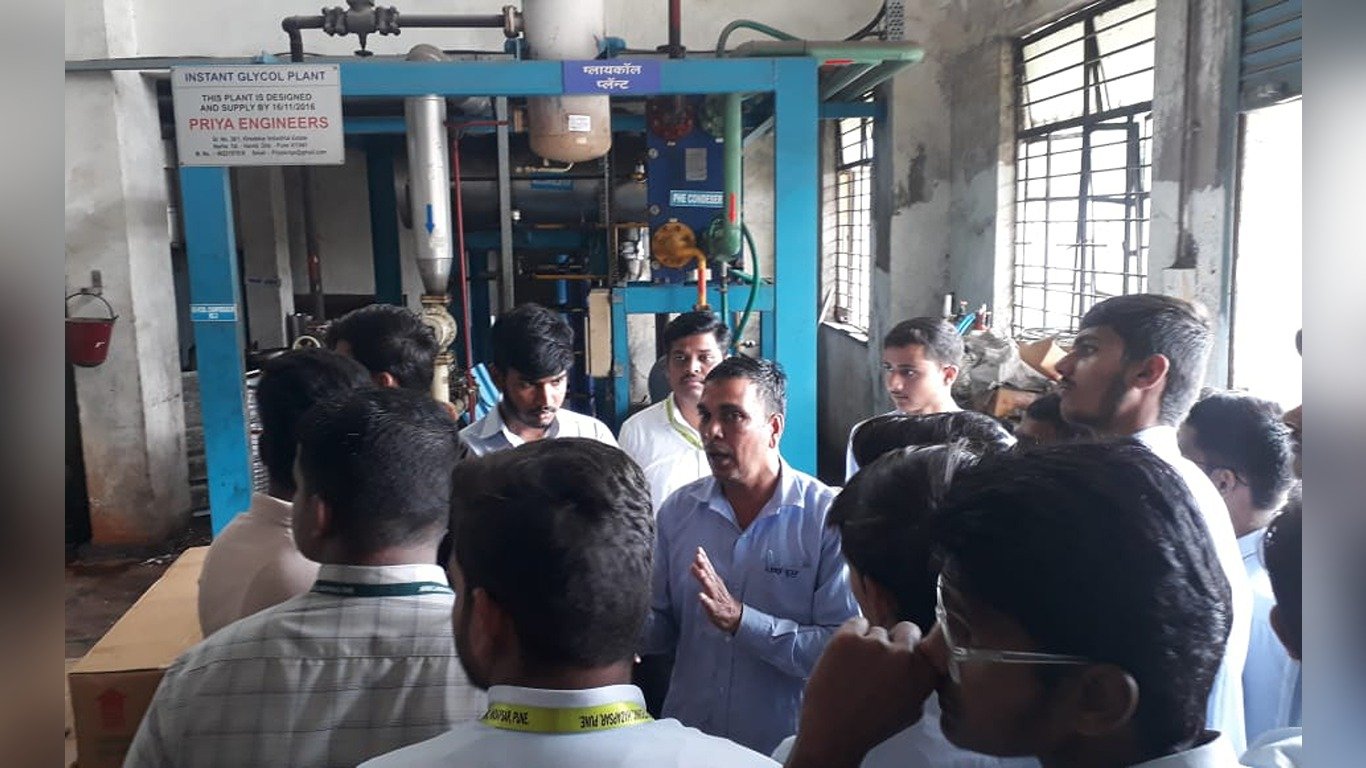 Industrial Visit at Katraj Dairy, Pune