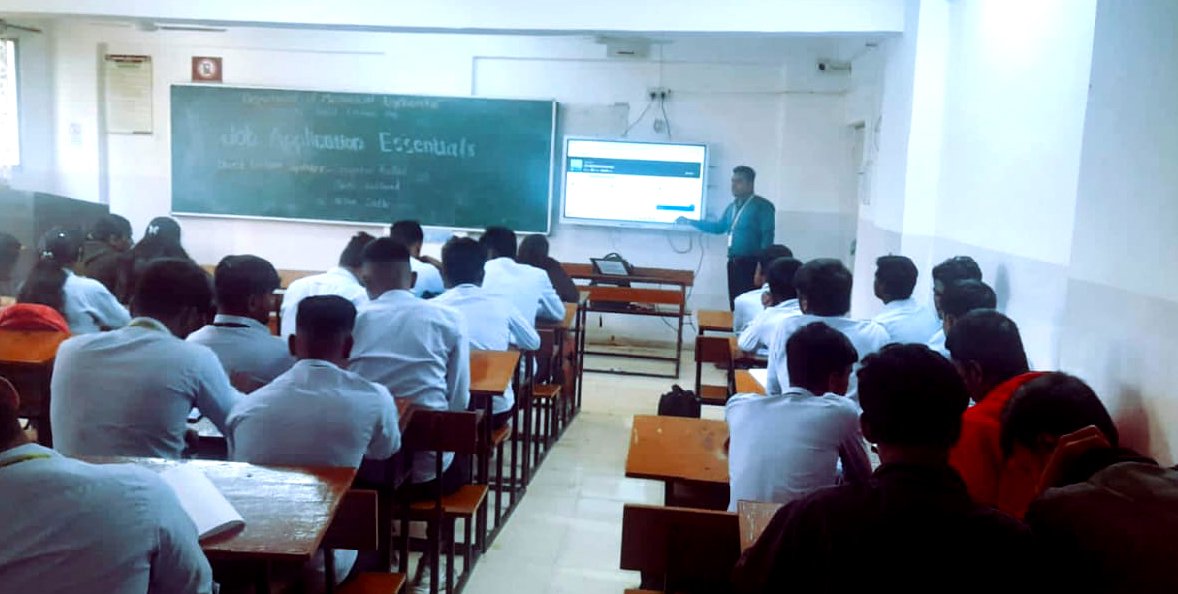 Guest lecture on – “Job Application Essential”