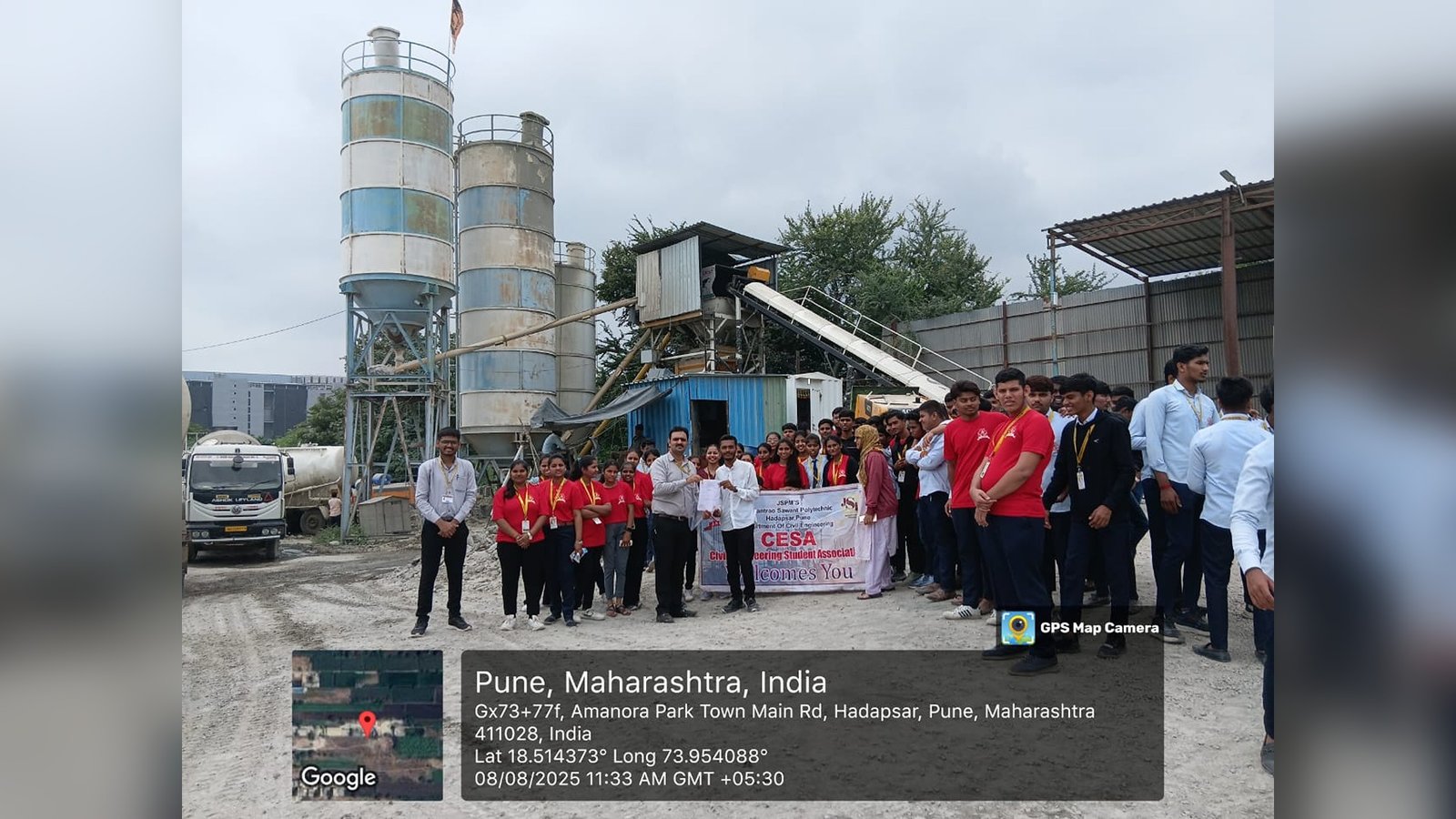SYCE Students Visit at RMC Plant Hadapsar